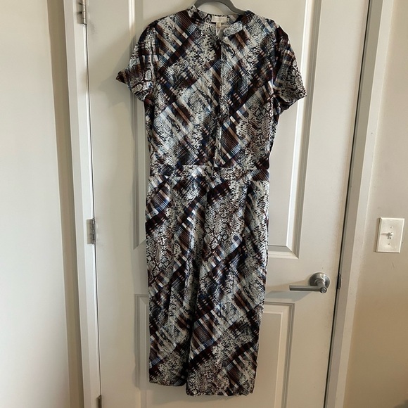 TED Baker Balay Wide Leg Printed Jumpsuit in Quartz - Picture 6 of 15